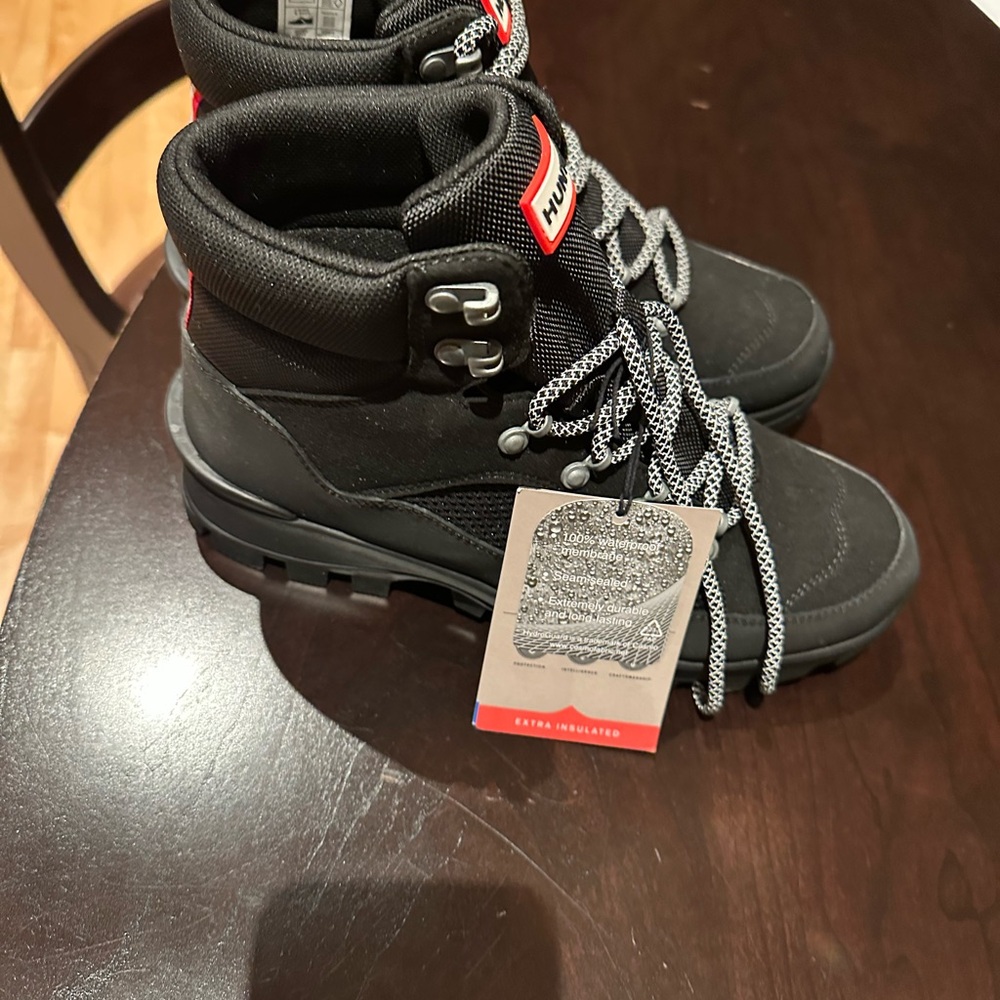 Hunter Black Insulated Boots